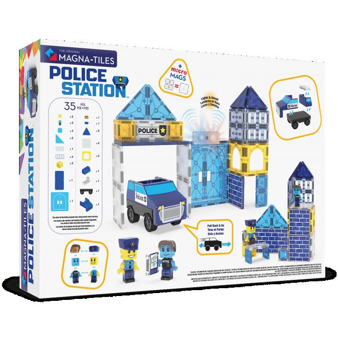 MAGNA-TILES Magnetinis konstruktorius &bdquo;Policijos nuovada&ldquo;, 35 det. &ndash; nuotrauka 2
