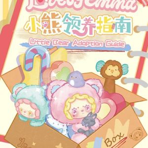 LUCKY EMMA LOVELY EMMA Pliu&scaron;inis raktų pakabukas-siurprizas - Little Bear Adoption Guide