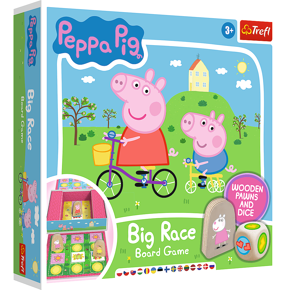 Peppa Pig TREFL  Žaidimas „Kiaulytė Pepa: didžiosios lenktynės“
