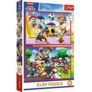 TREFL  PAW PATROL Dėlionių rinkinys &bdquo;Nuotykių diena&ldquo;, 2 x 24 det.