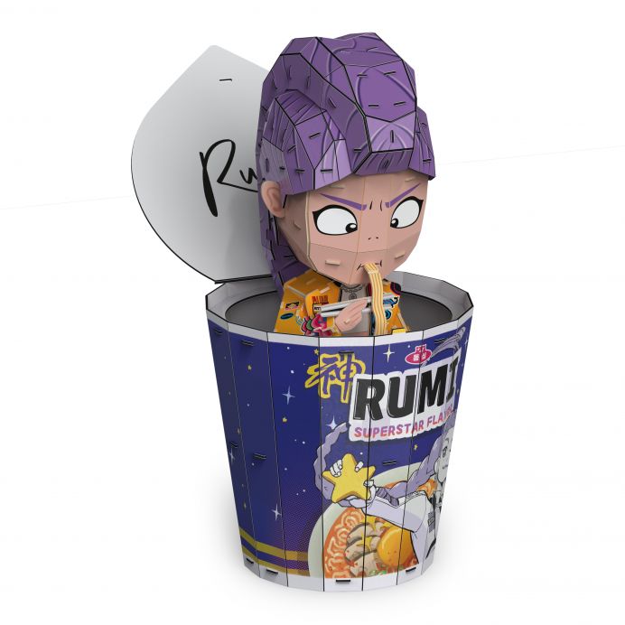 4D PUZZLE K-POP DEMON HUNTERS 4D dėlionė &bdquo;Ramenas: Rumi&ldquo; &ndash; nuotrauka 6
