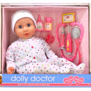 DOLLSWORLD  Lėlytės Dolly gydymo rinkinys, 46 cm