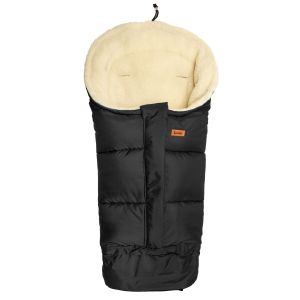 Sensillo vokelis vežimėliui, vilnonis, 3in1, 100-80&times;45, juodas, 8478