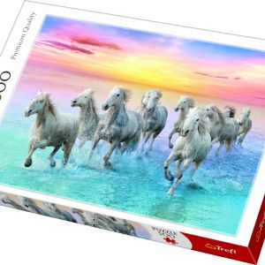 TREFL PUZZLES TREFL 500 det. dėlionė &bdquo;Balti žirgai&ldquo;