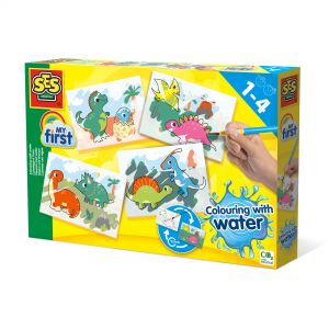 SES  Spalvinimo vandeniu rinkinys &bdquo;Dinozaurai&ldquo;