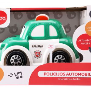 bo.  Interaktyvus policijos automobilis
