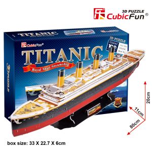 CUBIC FUN CUBICFUN 3D dėlionė (didelė) &bdquo;Titanikas&ldquo;