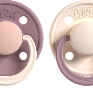  Rebael čiulptukai fashion violetinis kreminis 2vnt dydis 1