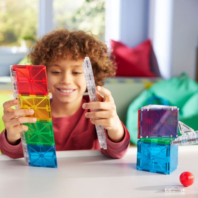 MAGNA-TILES Magnetinis konstruktorius &bdquo;Kamuoliuko trasa&ldquo;, 33 det. &ndash; nuotrauka 4