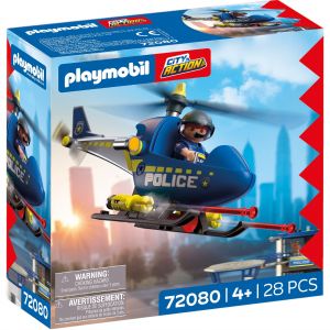 PLAYMOBIL  Police Helicopter with Radar Function 72080