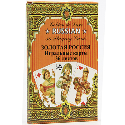 PIATNIK  Žaidimo kortos „Golden Russian“