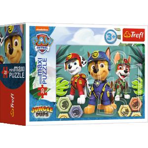 PAW PATROL TREFL  Mini Maxi dėlionė &bdquo;&Scaron;uniukai-patruliai" 20 det.