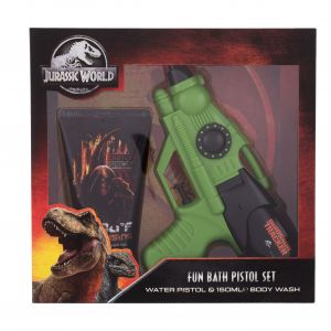 Universal  Jurassic World rinkinys, du&scaron;o gelis 150ml  + vandens &scaron;autuvas