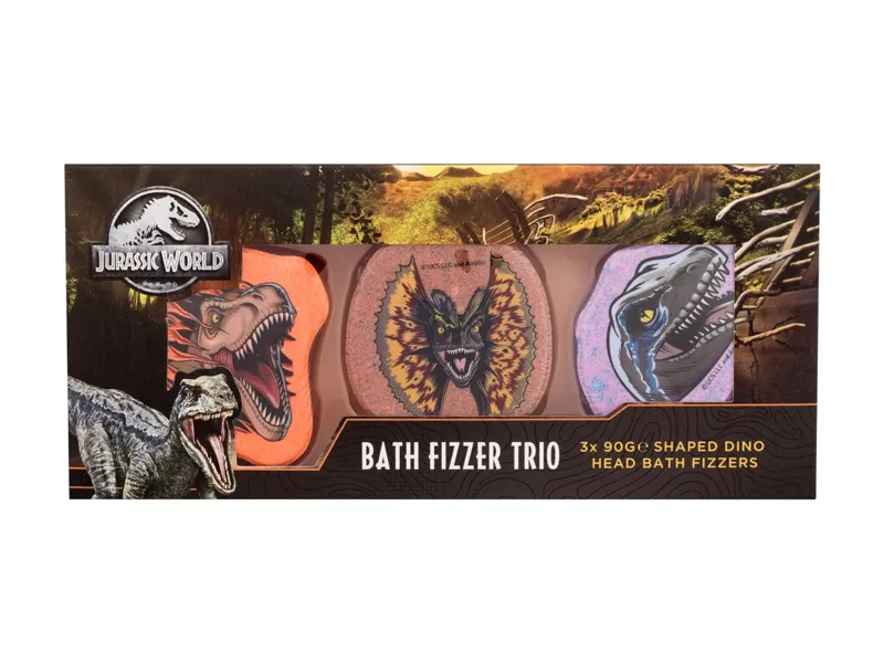 Universal  Jurassic World vonios bombų rinkinys Bath Fizzer Trio 3 x 90 g 