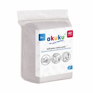  Akuku vatos diskeliai medvilniniai 120 vnt A0714
