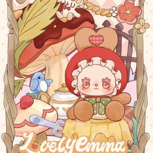 LUCKY EMMA LOVELY EMMA Pliu&scaron;inis raktų pakabukas-siurprizas - Sweet Treat Bunnies