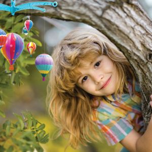 4M  KidzMaker DIY Kūrybinis rinkinys &bdquo;nuspalvink oro balionų karuselę&ldquo;