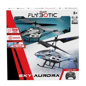 FLYBOTIC  Radijo bangomis valdomas sraigtasparnis SKY AURORA, 21 cm
