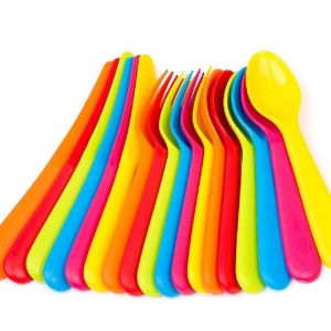 Vital Baby įrankių rinkinys nuo 12 mėn. (&scaron;auk&scaron;tas, &scaron;akutė, peilis) ESSENTIAL