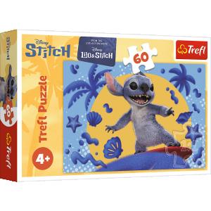 TREFL  DISNEY STITCH Dėlionė &bdquo;Diena su Stiču&ldquo;, 60 det.