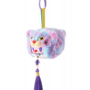 REBEL BEAR  Pliu&scaron;inis pakabutis &bdquo;Good Luck&ldquo;, 8 cm
