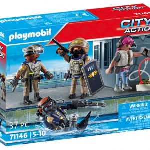 PLAYMOBIL  CITY ACTION Specialiųjų pajėgų komanda 71146
