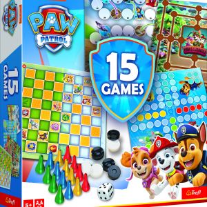 TREFL  PAW PATROL 15 in 1 žaidimas &bdquo;&Scaron;uniukai-patruliai&ldquo;