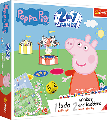 Peppa Pig TREFL  Stalo žaidimas 2 in 1 „Kiaulytė Pepa“