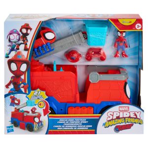 SPIDER-MAN  SPIDEY AND HIS AMAZING FRIENDS Rinkinys &bdquo;Ugniagesių automobilis&ldquo;