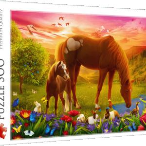 TREFL PUZZLES TREFL Dėlionė &bdquo;Žirgai&ldquo;, 500 det.