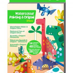 AVENIR  Tapyba akvarele ir origami: Dinozaurai
