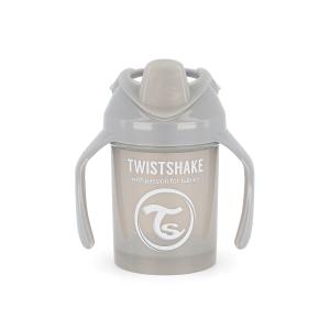 Twistshake nei&scaron;siliejanti gertuvė - puodelis nuo 4mėn., 230 ml, pilkas 78272