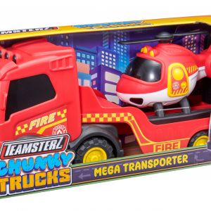 TEAMSTERZ  Ugniagesių transporteris su sraigtasparniu, 35 cm