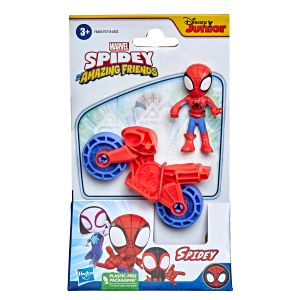 SPIDER-MAN  playset Bike And Figure 6 cm