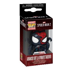 FUNKO  POP! Raktų pakabutis: Marvel: Spider-Man 2 - Advanced Suit 2.0 (Symbiote Takeover)