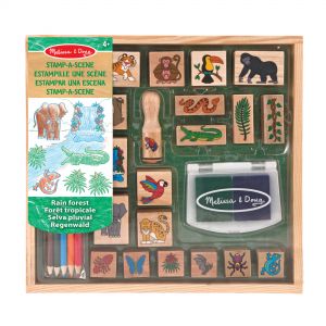 MELISSA & DOUG  playset Stamp-a-Scene-Rain Forest