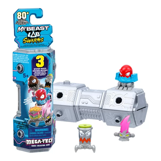 BEAST LAB MR Figūrėlės tūbelėje, 3 vnt., 2,5 cm &ndash; nuotrauka 2