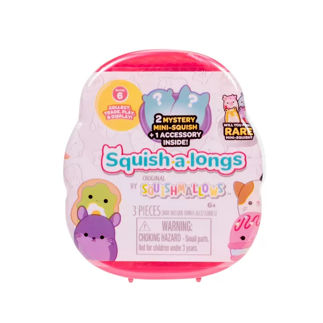 SQUISHMALLOWS SQUISH-A-LONGS Herojai-siurprizai, 2 vnt., 2,5 cm &ndash; nuotrauka 4