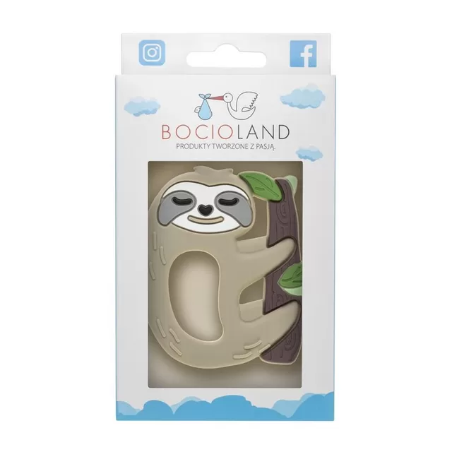 Bocioland silikoninis kramtukas, tinginys, BOC0510 &ndash; nuotrauka 2