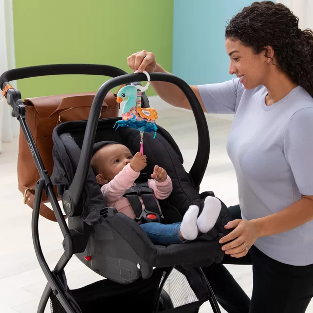 Lamaze pakabinamas lavinamasis žaislas GULBĖ Mini Clip & Go &ndash; nuotrauka 6