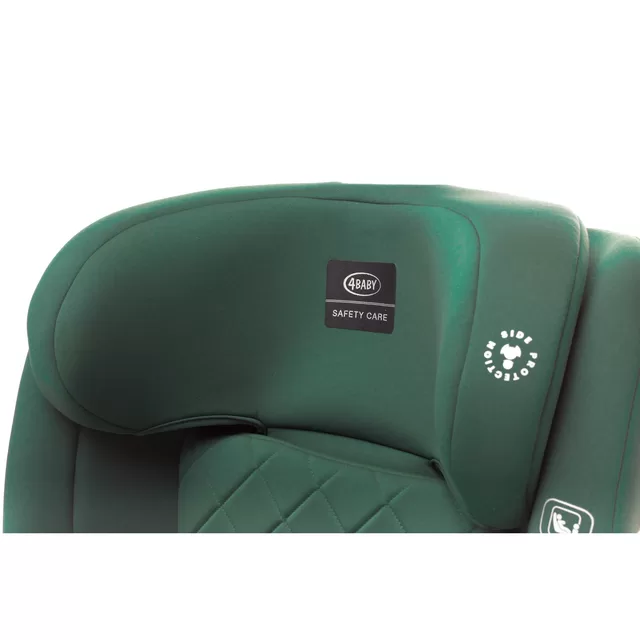4Baby autokėdutė NERO 100-150CM tamsiai žalia I-SIZE &ndash; nuotrauka 12