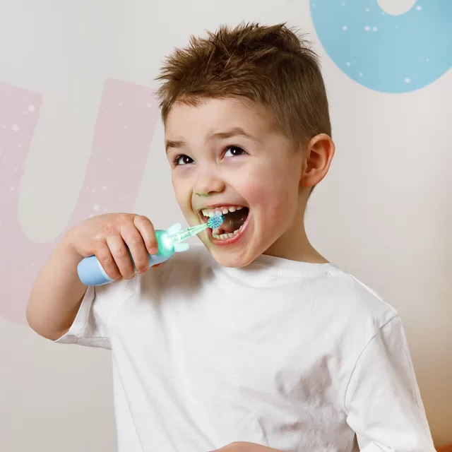 InnoGiO elektrinis dantų &scaron;epetėlis triu&scaron;is mėlynas GIO-455BLUE &ndash; nuotrauka 9