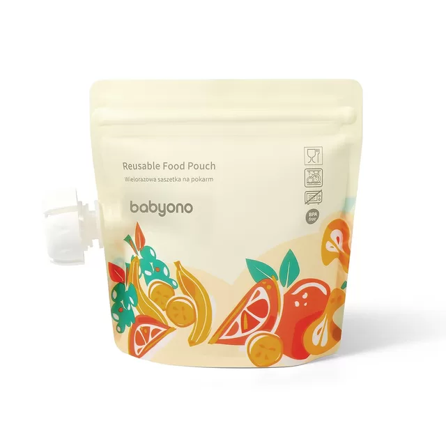 BabyOno daugkartiniai mai&scaron;eliai kūdikių tyrelei, 5 vnt., užspaudžiami, 150 ml, 1467 &ndash; nuotrauka 3