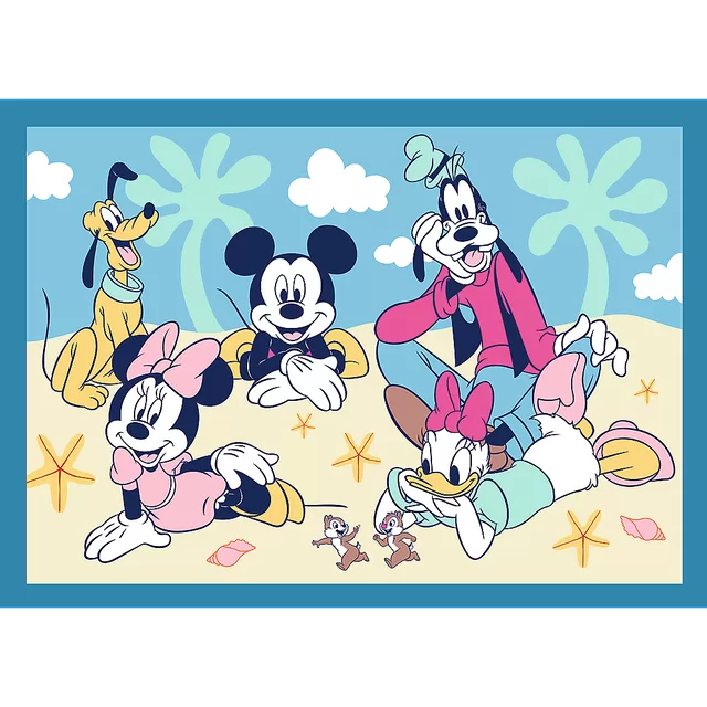 TREFL DISNEY 4 dėlionių rinkinys &bdquo;Peliukas Mikis&ldquo; &ndash; nuotrauka 2