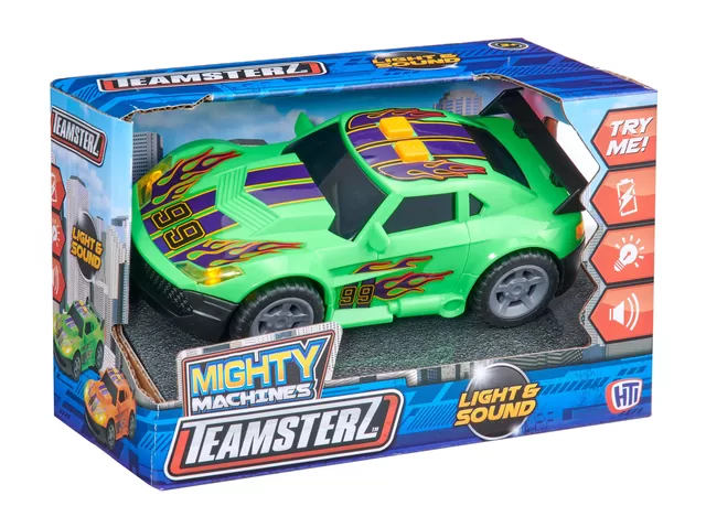 TEAMSTERZ MIGHTY MACHINES Gatvės automobilis su &scaron;viesomis ir garsais, 12,5 cm &ndash; nuotrauka 2