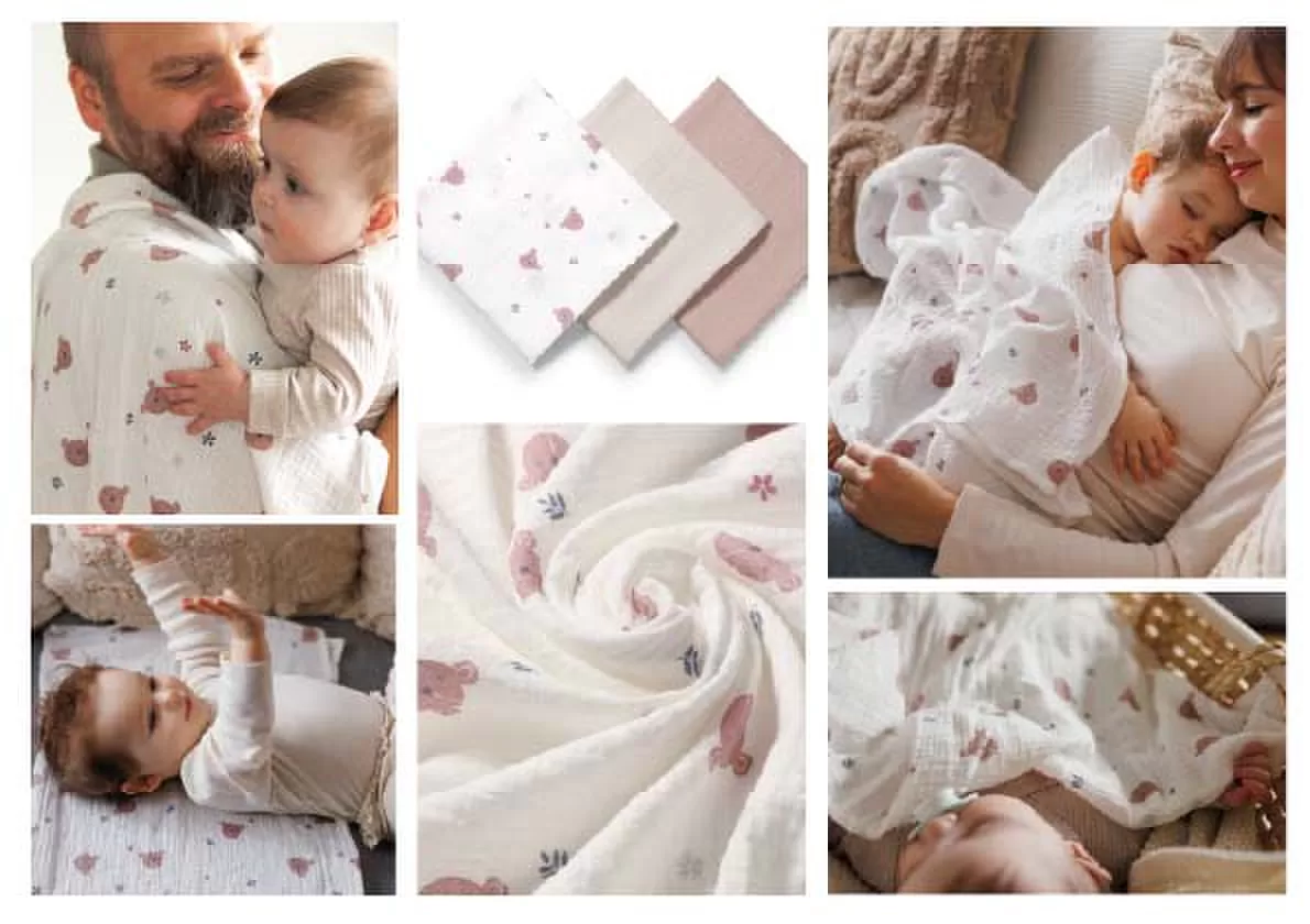 BabyOno BabyOno vystyklai medvilniniai 3 vnt kreminis 828/03 &ndash; nuotrauka 9