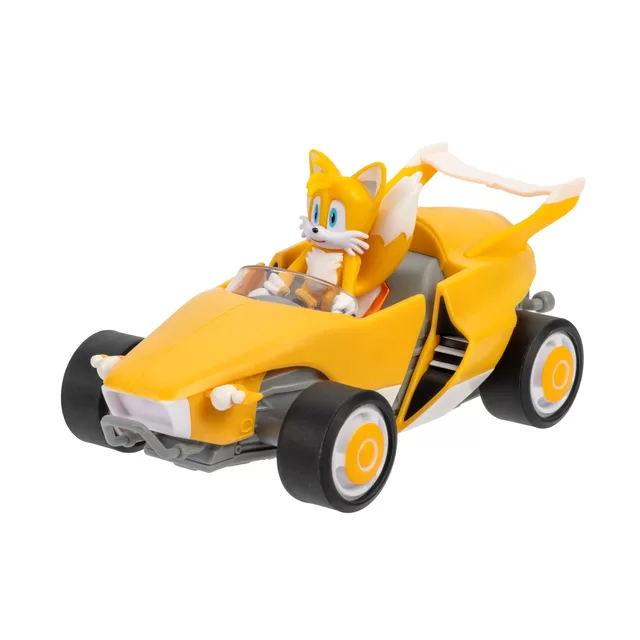 JAKKS SONIC Inercinis automobilis ir figūrėlė, 6,5 cm &ndash; nuotrauka 9