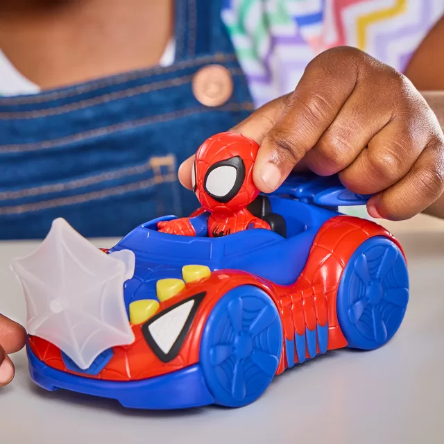 SPIDER-MAN AVENGERS IRON MAN AND HIS AWESOME FRIENDS Transporto priemonių rinkinys, 3 vnt. &ndash; nuotrauka 4