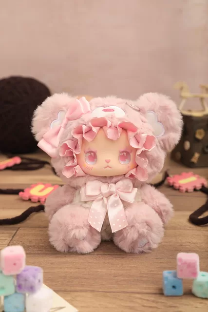 LUCKY EMMA Lovely Emma Pliu&scaron;inis raktų pakabukas-siurprizas - Bear Alliance Series &ndash; nuotrauka 9