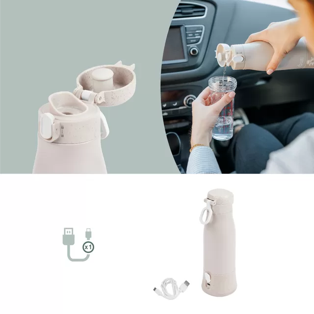 Babymoov &scaron;ildytuvas kelioninis Moov & Feed kreminis A002103 &ndash; nuotrauka 6